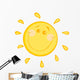 Smiling Sun Character Wall Decal