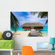 Spa salon on beach Wall Mural
