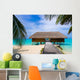 Spa salon on beach Wall Mural