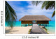 Spa salon on beach Wall Mural