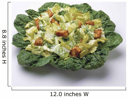 Food - Caesar salad prepared with Romaine lettuce Wall Mural
