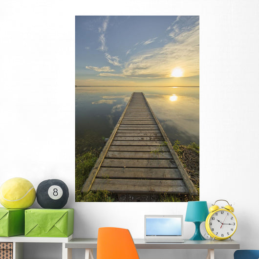 Wharf, Queen Elizabeth Provincial Park Wall Mural