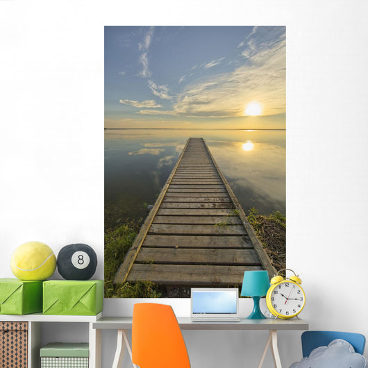 Wharf, Queen Elizabeth Provincial Park Wall Mural