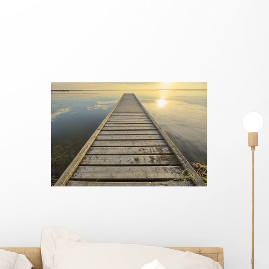 Wharf, Queen Elizabeth Provincial Park Wall Mural