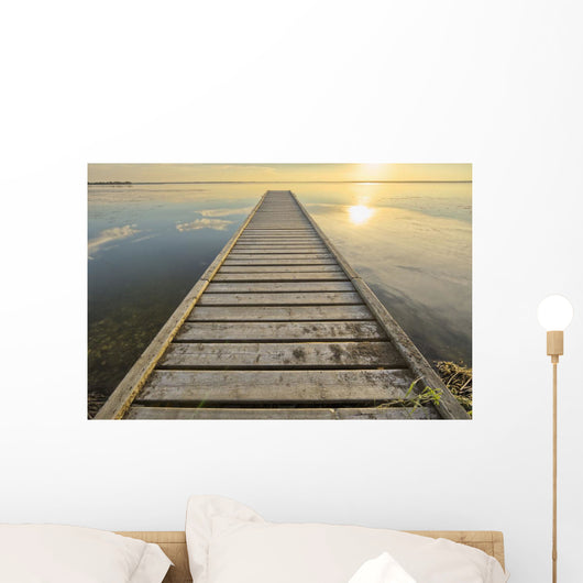 Wharf, Queen Elizabeth Provincial Park Wall Mural