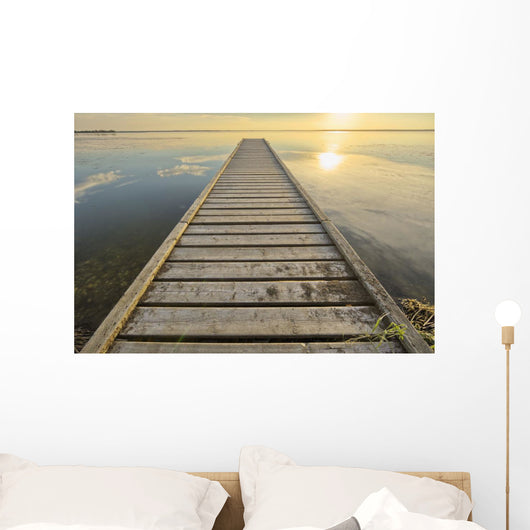 Wharf, Queen Elizabeth Provincial Park Wall Mural
