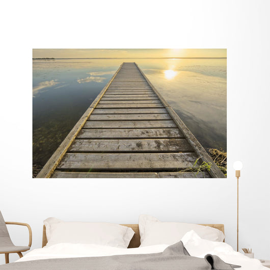 Wharf, Queen Elizabeth Provincial Park Wall Mural