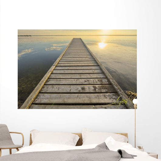 Wharf, Queen Elizabeth Provincial Park Wall Mural