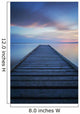 6 minute exposure of an old dock, Queen Elizabeth Provincial Park Wall Mural