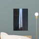 Looking between two tall office buildings to the Burj Khalifa Wall Mural