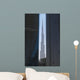 Looking between two tall office buildings to the Burj Khalifa Wall Mural