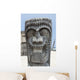 Carving of a face in City of Refuge National Historical Park Wall Mural