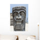 Carving of a face in City of Refuge National Historical Park Wall Mural