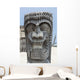 Carving of a face in City of Refuge National Historical Park Wall Mural