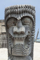 Carving of a face in City of Refuge National Historical Park Wall Mural