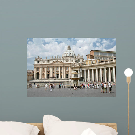 Piazza San Pietro Wall Decal