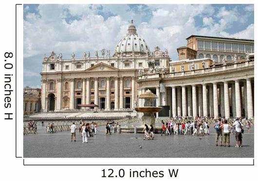 Piazza San Pietro Wall Decal