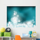 Abstract glowing lights Wall Mural