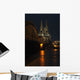 Hohenzollern Bridge over the River Rhine and Cologne Cathedral Wall Mural