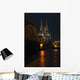 Hohenzollern Bridge over the River Rhine and Cologne Cathedral Wall Mural