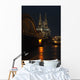 Hohenzollern Bridge over the River Rhine and Cologne Cathedral Wall Mural
