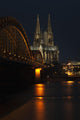 Hohenzollern Bridge over the River Rhine and Cologne Cathedral Wall Mural