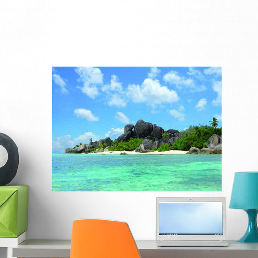 Anse Source D Argent Wall Decal