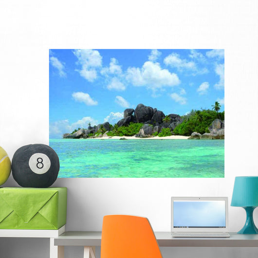 Anse Source D Argent Wall Decal