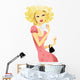 beautiful lady with perfume Wall Decal