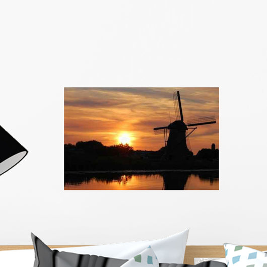 Typical Dutch Sunset Wall Decal
