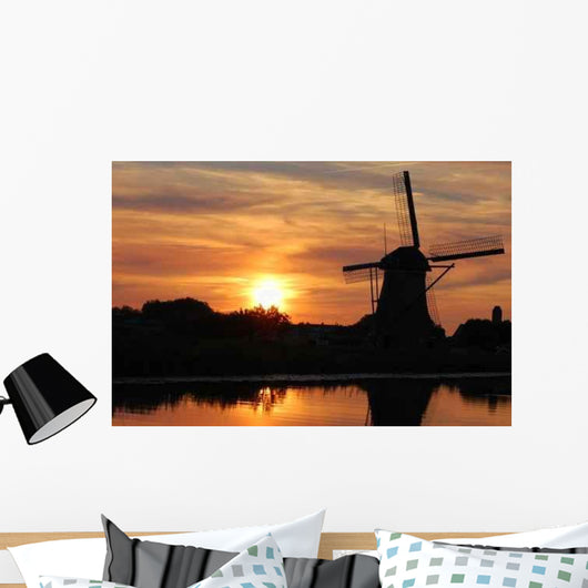 Typical Dutch Sunset Wall Decal