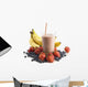 Smoothie Glass Surrounded Fruit Wall Decal