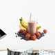Smoothie in a Glass Surrounded by Fruit Wall Decal