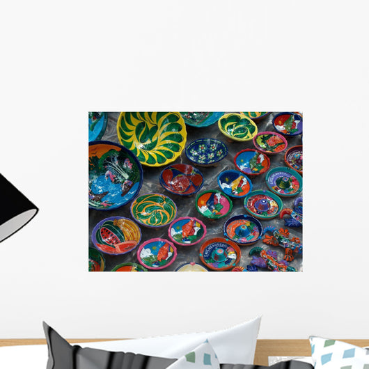Colorful Pottery from Ippasia Wall Mural