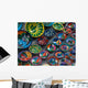 Colorful Pottery from Ippasia Wall Mural