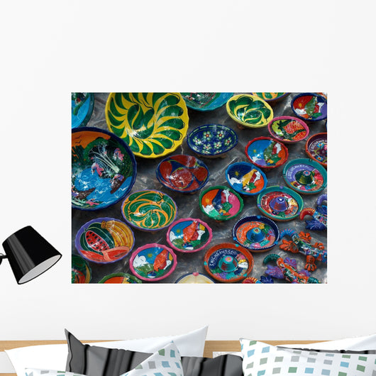 Colorful Pottery from Ippasia Wall Mural