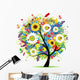 Floral tree beautiful Wall Decal