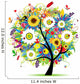 Floral tree beautiful Wall Decal
