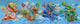 Four Color Chinese Dragon