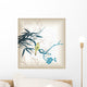 Bamboo Leaf Bird 4 Wall Mural