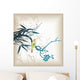 Bamboo Leaf Bird 4 Wall Mural
