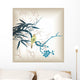 Bamboo Leaf Bird 4 Wall Mural