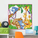 Jungle Animals Wall Mural