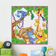 Jungle Animals Wall Mural