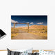 Gate and Fence Desert Wall Decal