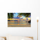 Tropical Beach at Sunset Wall Mural