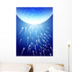 Spermatozoons, floating to ovule Wall Mural