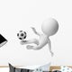 3D Small People Blow Wall Decal