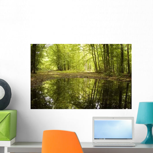 Trees from Green Forest Wall Decal