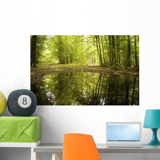 Trees from Green Forest Wall Decal